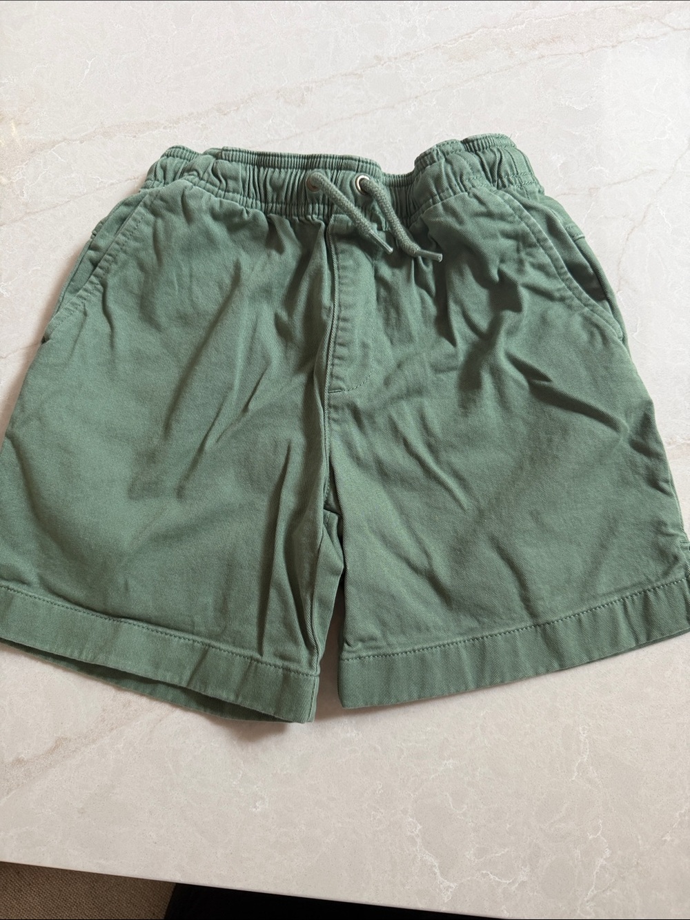Crewcuts Olive Green Elastic-Waist Shorts